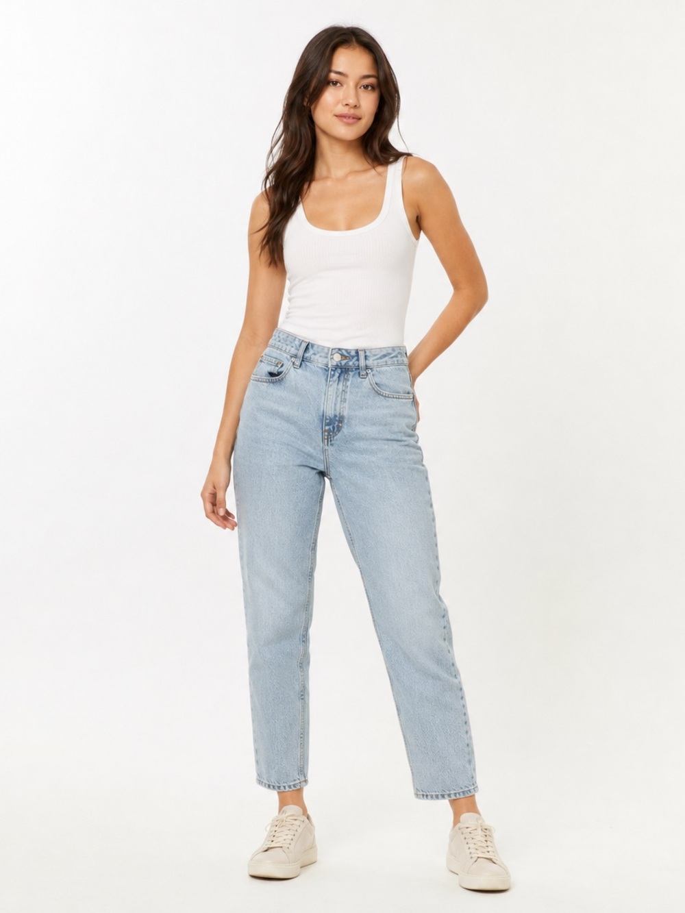 PacSun Mom Jeans Women 32 Light Wash High Rise Straight Leg Y2K Denim